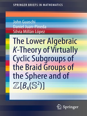 cover image of The Lower Algebraic K-Theory of Virtually Cyclic Subgroups of the Braid Groups of the Sphere and of ZB4(S2)